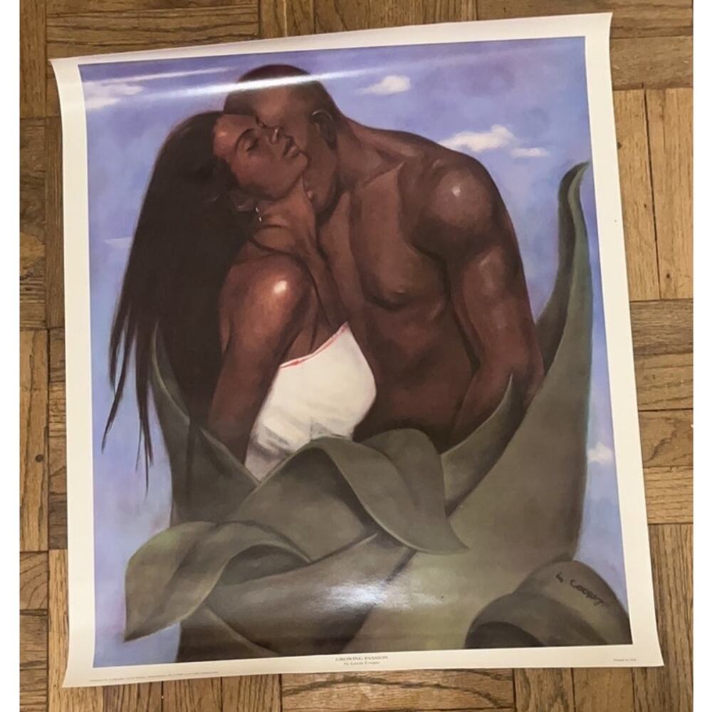 GROWING PASSION Laurie Cooper Vintage Print 1995 - African American collectible